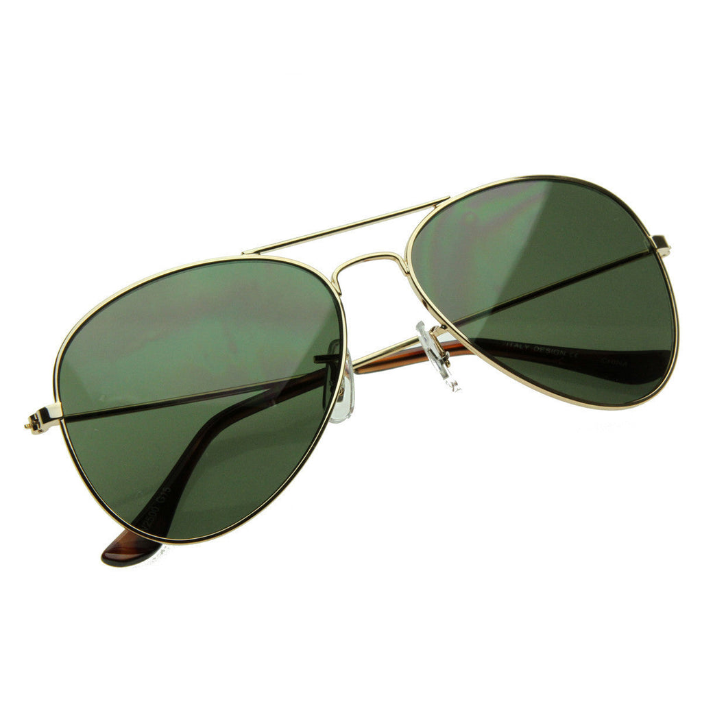 Celebrity Lindsay Lohan Classic Metal Military Aviator Sunglasses 1041