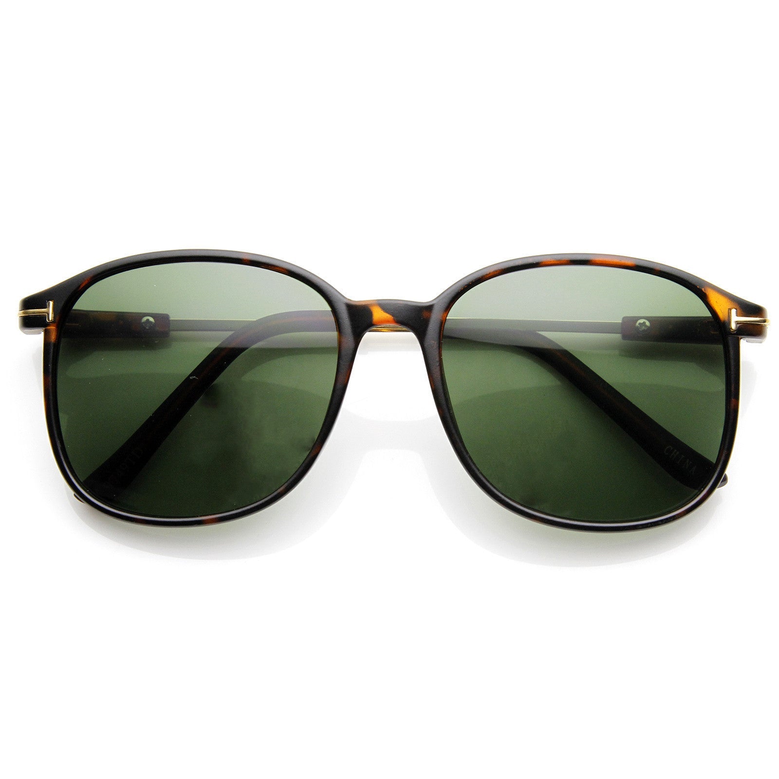 Classic Vintage Inspired Dapper P3 Round Sunglasses 8991