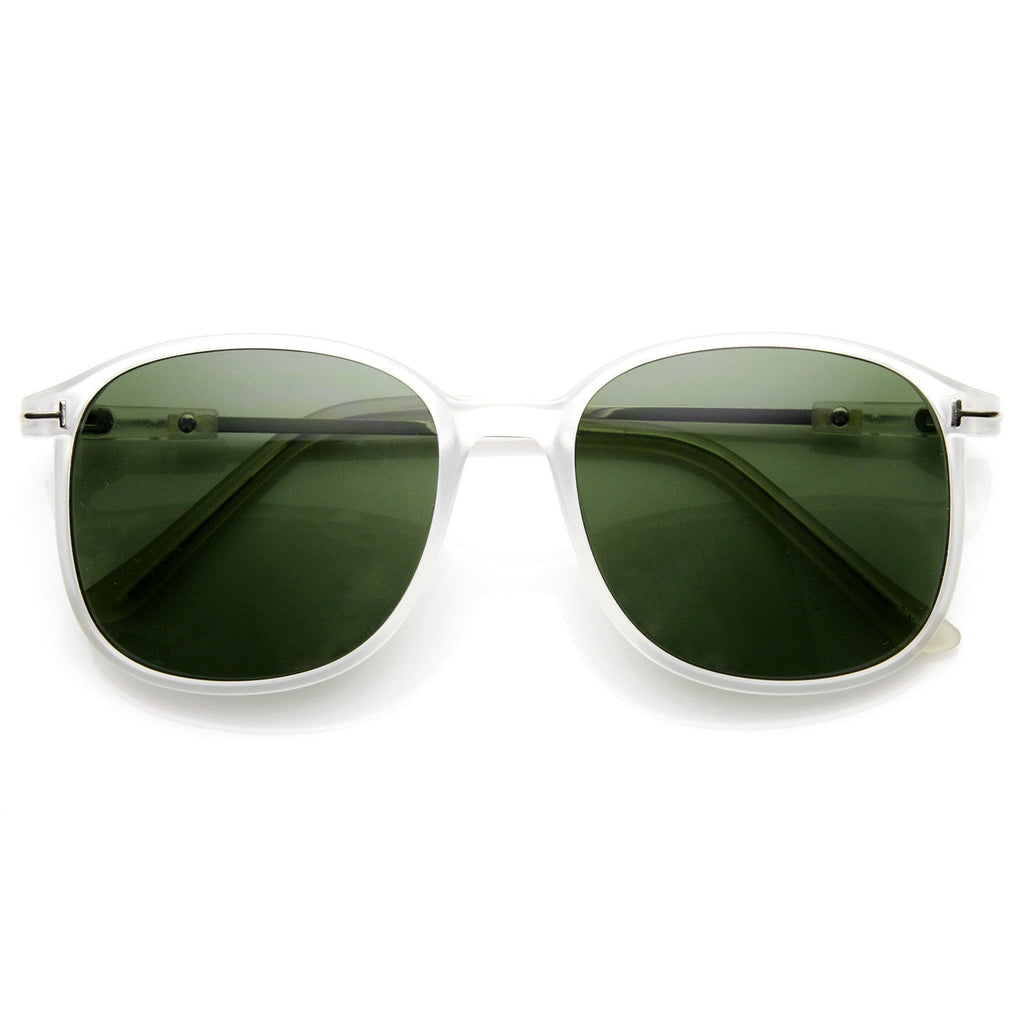 Classic Vintage Inspired Dapper P3 Round Sunglasses 8991