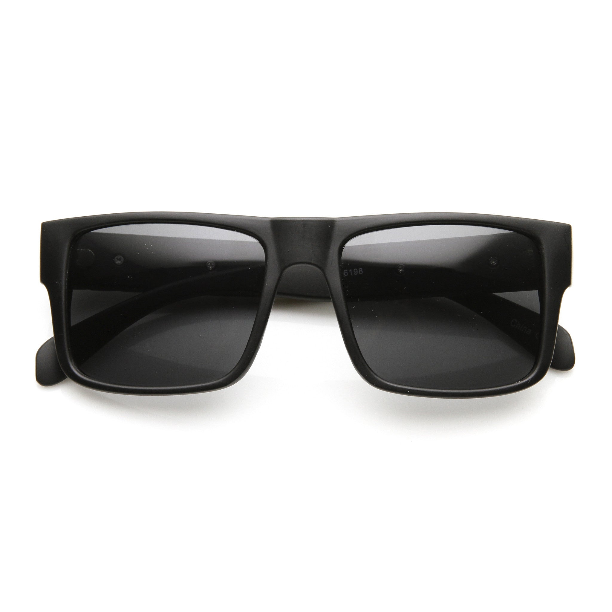 Bold Frame Flat Top Watch Bracelet Band Aviator Sunglasses 9478