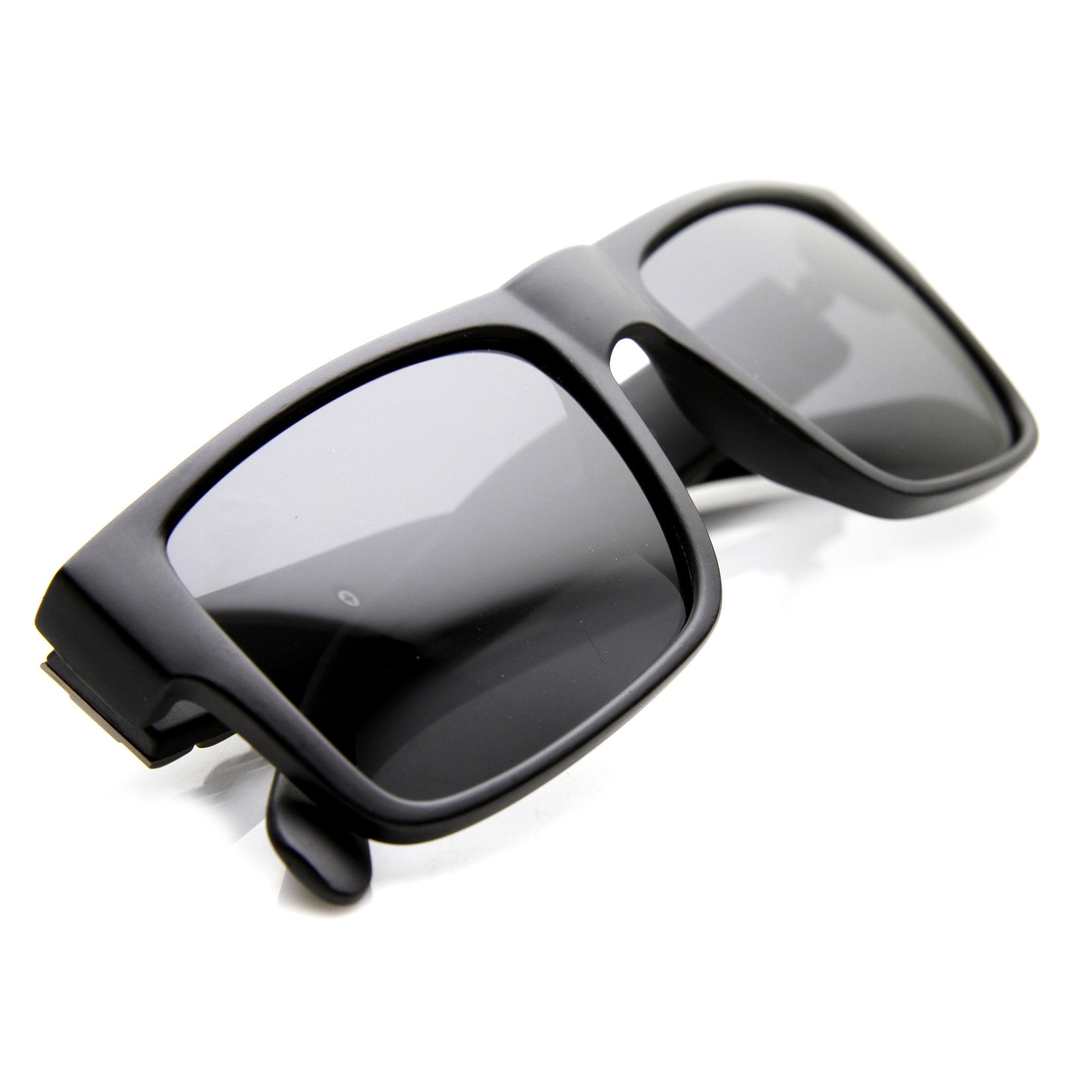 Bold Frame Flat Top Watch Bracelet Band Aviator Sunglasses 9478