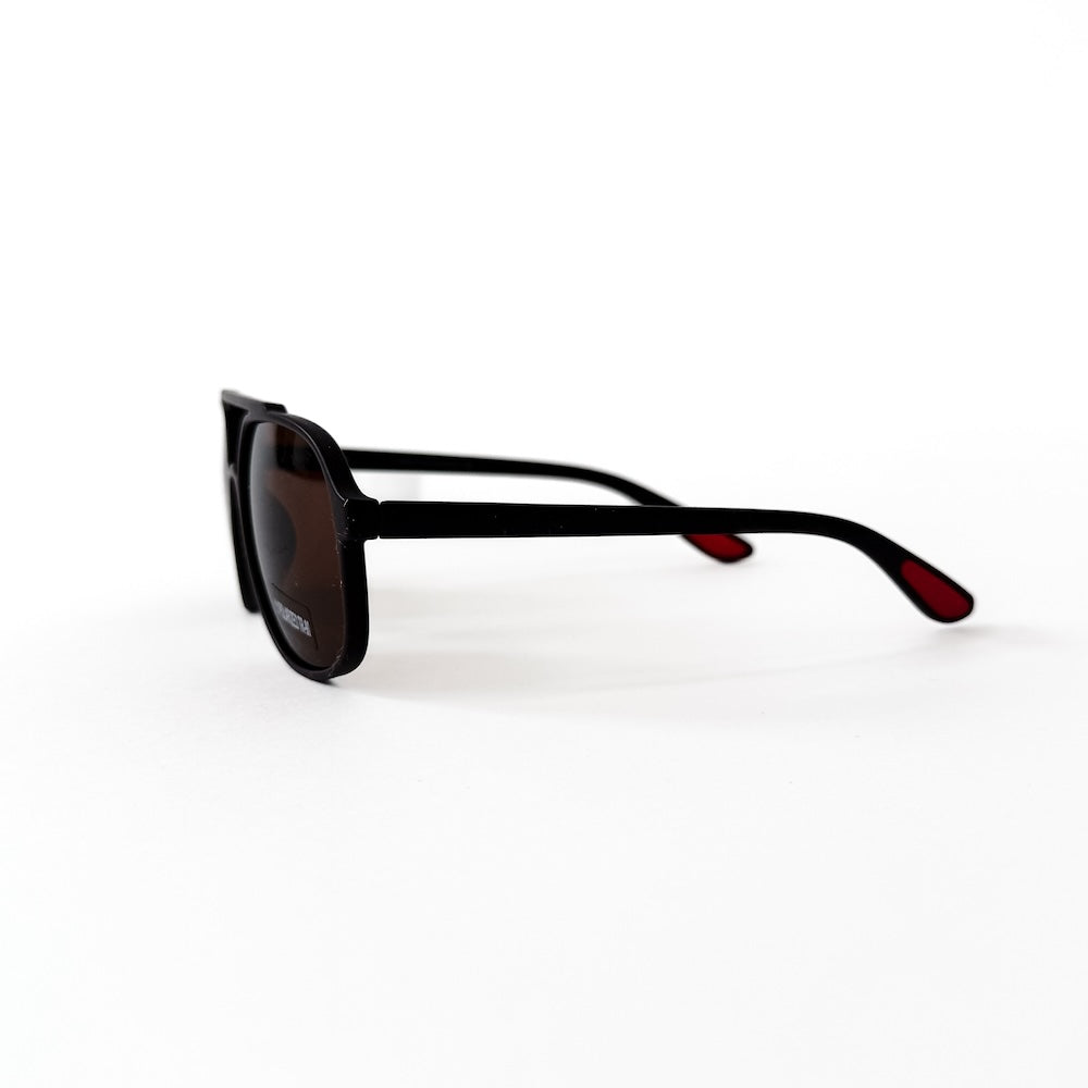 Amber Aviator Sunglasses