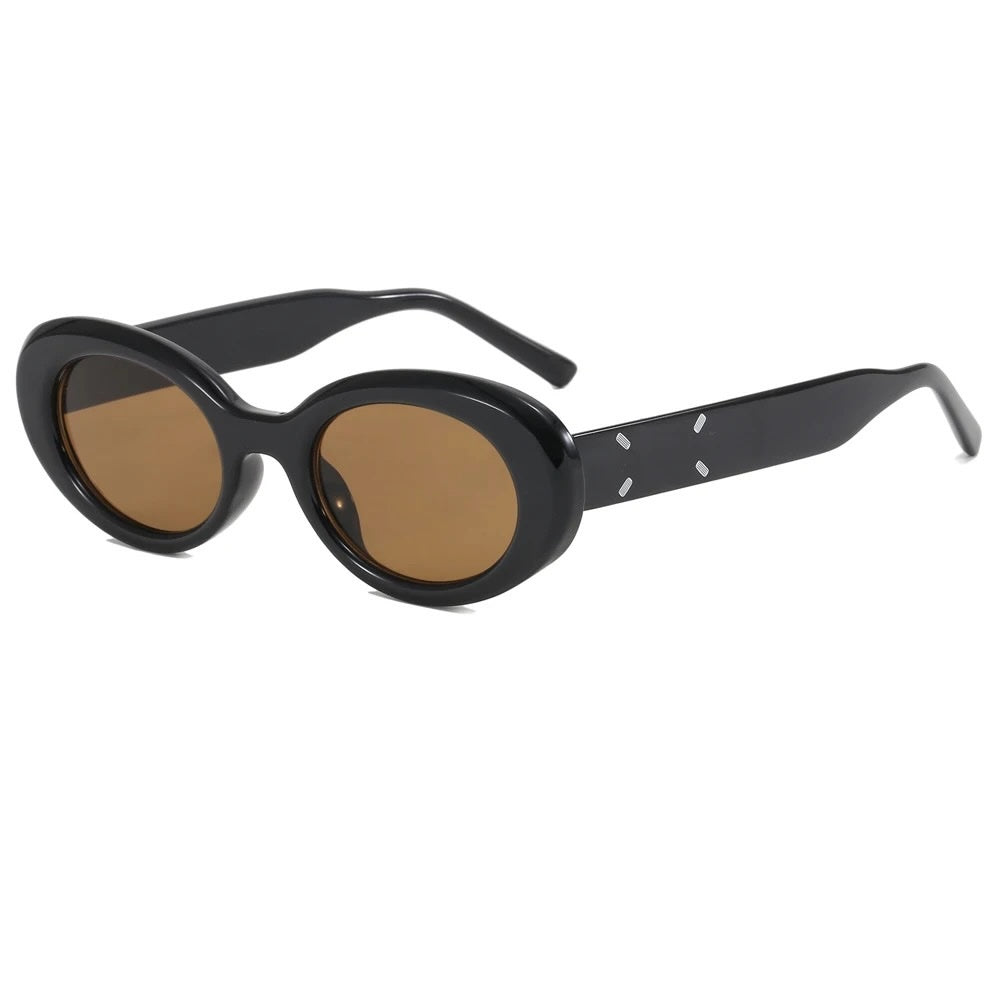 Becky Oval Cat Eye Retro Sunglasses