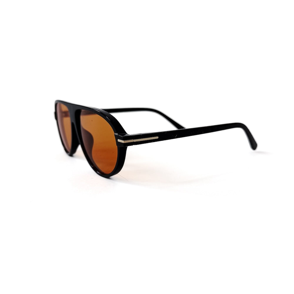 Retro Oval Flat Sunglasses